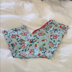 Sloth print pj pants! Never worn!